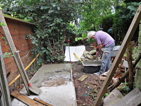 Platz f&uuml;r den Ofen